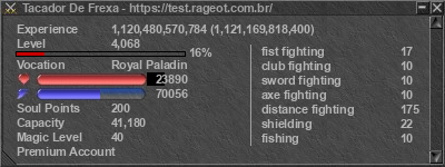 Assinatura do jogador Tacador De Frexa